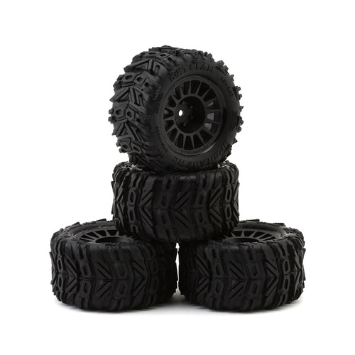 UpGrade RC Dirt Claw Pre-Mounted BELTED Tires for ARRMA® Granite Grom (4)