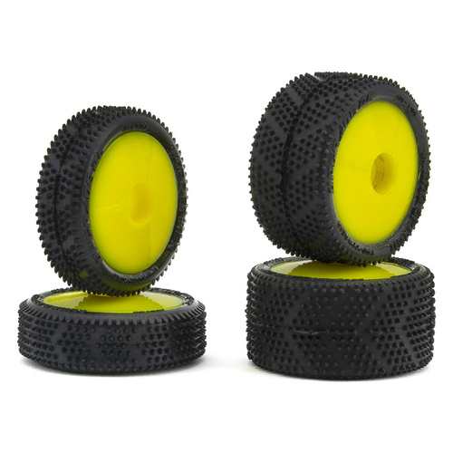 UpGrade RC Micro Spiker Pre-Mounted Front and Rear Carpet Tires for Losi®