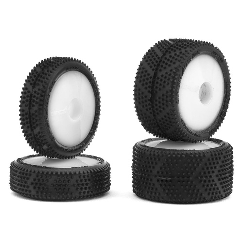 UpGrade RC Micro Spiker Pre-Mounted Front and Rear Carpet Tires for Losi®