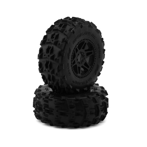 UpGrade RC Saw Blade SC 2.2/3.0" Pre-Mounted Short Course Truck Tires (2)