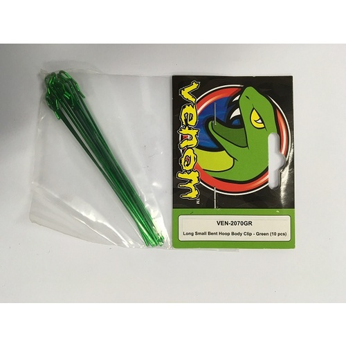 #1/10th Long Body Clip Green (10pcs)