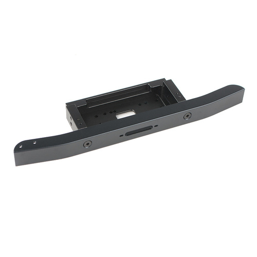 Classic Front Bumper with Lowered Winch Mount for Gelande Cruiser (Black)
