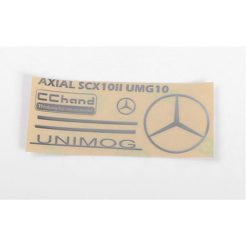 Emblem Set for Axial 1/10 SCX10 II UMG10 4WD Rock Crawler