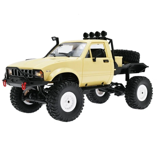 C14 RC Car 1:16 2.4G 4WD Remote Control Pick- Truck Controllable LED Light4693 Khaki