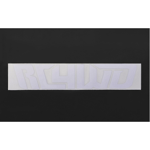 RC4WD White Vinyl Decal