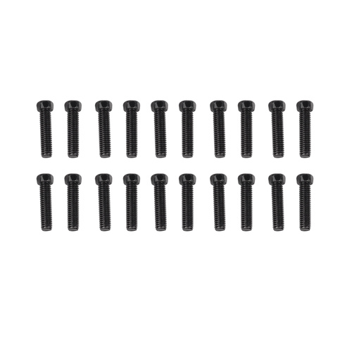 RC4WD Scale Hex Head Bolts (M3x12mm) (Black)