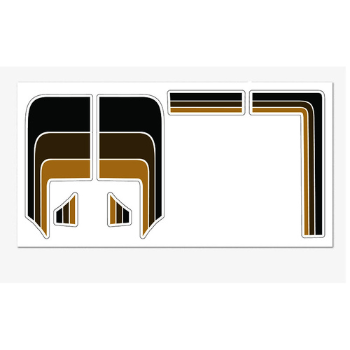 RC4WD Toyota 79-81 Body Decals (Brown)