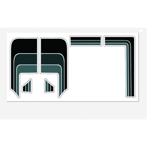 RC4WD Toyota 79-81 Body Decals (Grey)