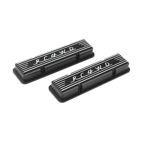 RC4WD Aluminum Valve Covers for Scale V8 Engine (Black)