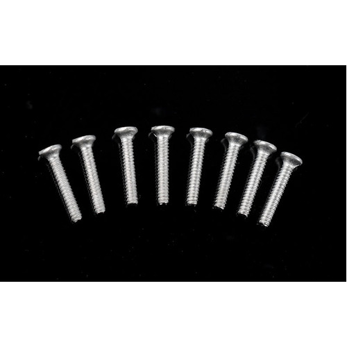Phillips Flat Head Screws M1 x 6mm (Silver)