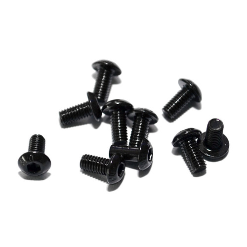 Steel Button Head Cap Screws M3 x 6mm (10)