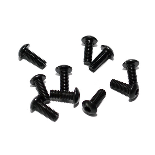 Steel Button Head Cap Screws M3 x 8mm (10)