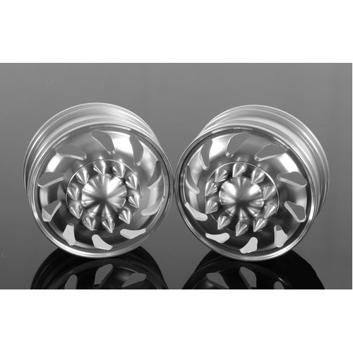 Force Directional Semi Front Wheels w/Spiked Caps