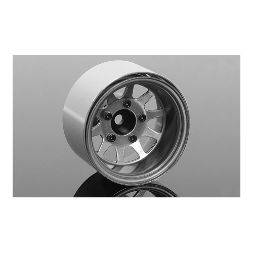 Deep Dish Wagon 1.55" Stamped Steel Beadlock Wheels (Clear)